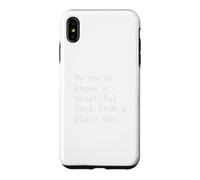 Custodia per iPhone XS Max Il mio outie può fare una bella pietra da un semplice
