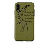 Custodia per iPhone XS Max Il momento in cui ho sentito per la prima volta l'amore, ho rinunciato al mio derviscio dell'anima