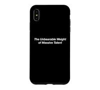 Custodia per iPhone XS Max Il peso insopportabile del talento massiccio