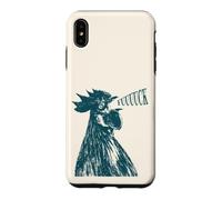 Custodia per iPhone XS Max Il pollo del Pollame del Gallo che Canta Dice Umorismo