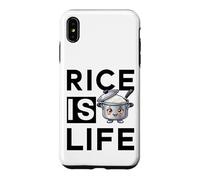 Custodia per iPhone XS Max Il riso è la vita Filippina Cibo Filippine Amore Asiatico Riso Divertente