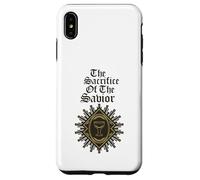 Custodia per iPhone XS Max Il sacrificio del Salvatore Simbolo Calice Cristiano