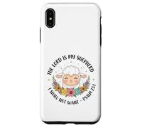 Custodia per iPhone XS Max Il Signore è il mio pastore, non aspetterò - Salmi 23:1