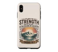 Custodia per iPhone XS Max Il Signore è la mia forza e la mia difesa Esodo 15:2