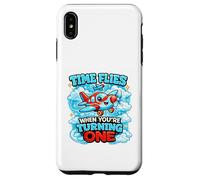 Custodia per iPhone XS Max Il tempo vola quando si diverte 1 Volare Carino Compleanno 1st Bday