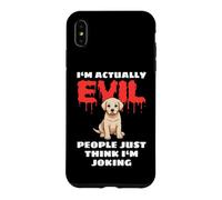 Custodia per iPhone XS Max I'm Actually Evil People Just Think I'm Joking Labrador