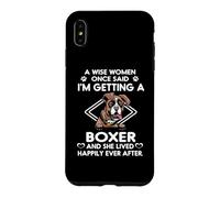 Custodia per iPhone XS Max I'm Getting A Boxer Funny Dog Mom Puppy Lovers