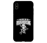 Custodia per iPhone XS Max I'm Here For The Roughhousing Funny Capybara Knight Rides