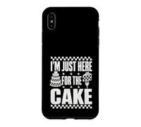 Custodia per iPhone XS Max Im Just Here For The Cake Divertente ospite di nozze