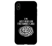 Custodia per iPhone XS Max I'm Just Here For The Funnel Cake Funny Wedding Carnival Pie