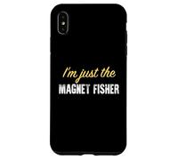 Custodia per iPhone XS Max I'm just the Magnet Fisher - Divertente