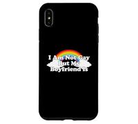 Custodia per iPhone XS Max I'm Not Gay But My Boyfriend Is