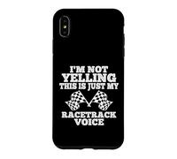 Custodia per iPhone XS Max Im Not Yelling Drag Racing Race Car Driver Sport Car