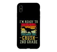 Custodia per iPhone XS Max I'm Ready To Crush 2nd Grade T Rex Dinosaur Back To School