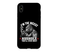 Custodia per iPhone XS Max I'm The Nicest Asshole You'll Ever Meet Monkey