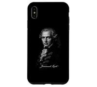 Custodia per iPhone XS Max Immanuel Kant Classico Ritratto filosofo illuminista