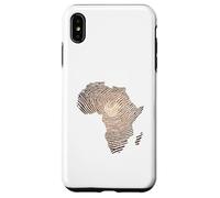Custodia per iPhone XS Max Impronta digitale dell'Africa della melanina