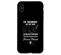 Custodia per iPhone XS Max In Memory of My Son Always Loved Forever Missed Son Memorial