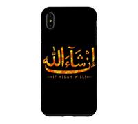 Custodia per iPhone XS Max In Sha Allah Se Allah vuole Corano Islam Calligrafia Musulmano