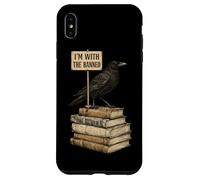 Custodia per iPhone XS Max In With The Banned Books Crow Book Lover Bibliophile Reading