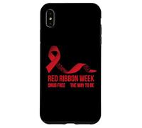 Custodia per iPhone XS Max Indossiamo la consapevolezza della settimana del nastro rosso rosso ottobre senza droghe