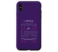 Custodia per iPhone XS Max INDOSSO IL VIOLA PER LUPUS AWARENESS SLE Meme