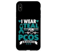 Custodia per iPhone XS Max Indosso Teal per la sindrome dell'ovaio policistico della consapevolezza della PCOS