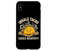 Custodia per iPhone XS Max Inhale Tacos Exhale Negativity