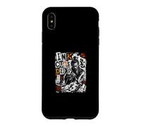 Custodia per iPhone XS Max Ink Cuts Deep Samurai Calligrafia Giapponese