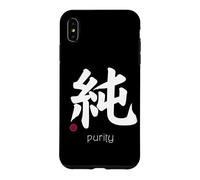 Custodia per iPhone XS Max Innocenza/Pure Kanji giapponese Lettera Giappone Simbolo Estetico