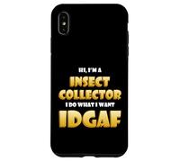 Custodia per iPhone XS Max Insect Collector IDGAF Meme Bug Science Ant Studying Insects
