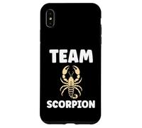 Custodia per iPhone XS Max Insect Scorpion animals arachnids simple team Scorpion