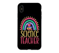 Custodia per iPhone XS Max Insegnante di scienze Bohemian Rainbow Estetica sana