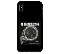 Custodia per iPhone XS Max Intelligenza Artificiale Mirror Dati Self Cyberpunk AI grande