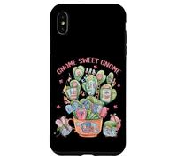 Custodia per iPhone XS Max Introvert Home Sweet Cactus Home Graphic Women Funny Gnome