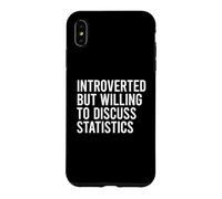 Custodia per iPhone XS Max Introverted But Willing To Discuss Statistics