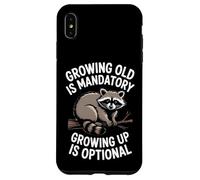 Custodia per iPhone XS Max Invecchiare è inevitabile crescere è una scelta