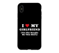 Custodia per iPhone XS Max Io Cuore Il mio Ragazza gf Sì Lei Comprato Mi Questo