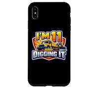 Custodia per iPhone XS Max Io sono 11 E Digging It Boys 11 ° compleanno camion da costruzione