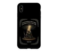 Custodia per iPhone XS Max Isaiah 4110 - Preghiera cristiana del cavaliere di fede, design