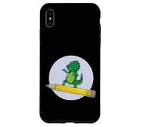 Custodia per iPhone XS Max Iscrizione Dino Pencil School