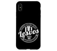 Custodia per iPhone XS Max Isola di Lesbo in Grecia retrò souvenir di vacanza vintage