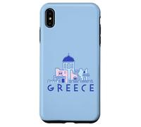 Custodia per iPhone XS Max Isola di Santorini Grecia Chiese greco-ortodosse Minimalista