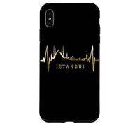 Custodia per iPhone XS Max Istanbul Skyline Battito del Cuore Turchia Moschea Istanbul