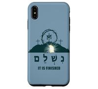 Custodia per iPhone XS Max It is Finished - Hebrew Passover Easter Jesus Empty Tomb