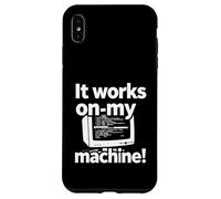 Custodia per iPhone XS Max It Works On My Machine Funny Programmer Developer Coding
