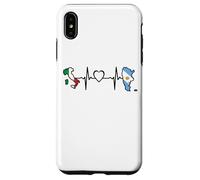 Custodia per iPhone XS Max Italia Argentina Heartbeat - Bandiera Italiana Argentina