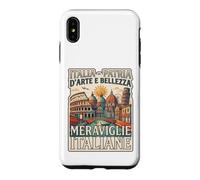 Custodia per iPhone XS Max Italia Patria D'Arte E Bellezza Meraviglie Italiane Grafica