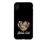 Custodia per iPhone XS Max Italian Girl Italy Pride Heart Collage
