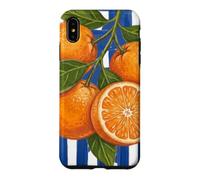 Custodia per iPhone XS Max Italian Summer Oranges Beachy Coastal Botanical Decor